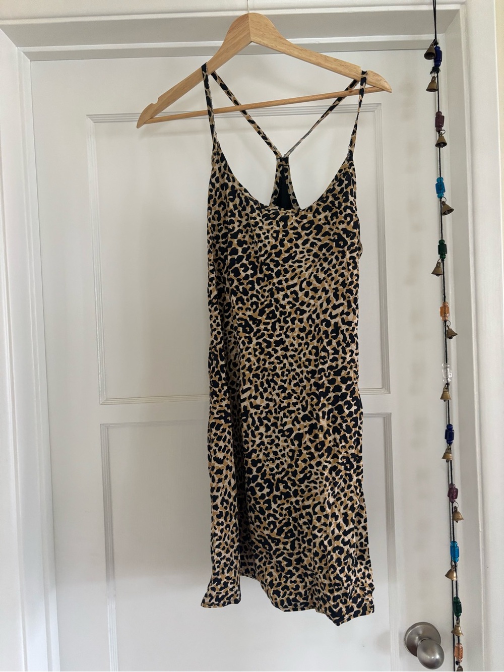outdoor voices leopard exercise dress size m